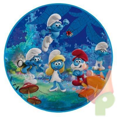 PIATTO 23CM PUFFI 8PZ