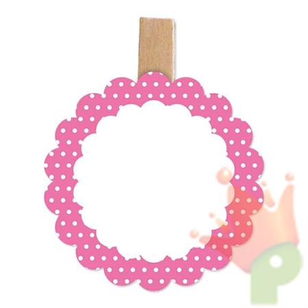 SEGNAPOSTO POIS FUCSIA 6PZ