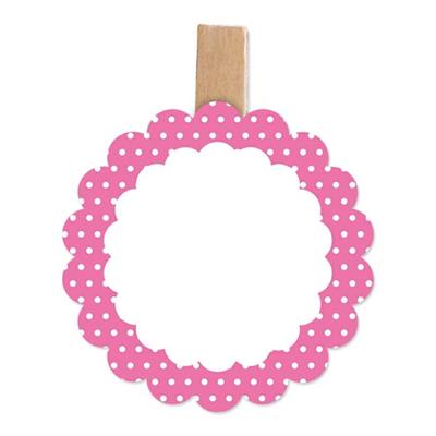 SEGNAPOSTO POIS FUCSIA 6PZ