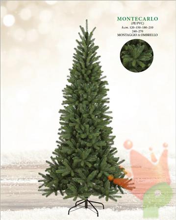ALBERO DI NATALE 240 CM MONTECARLO