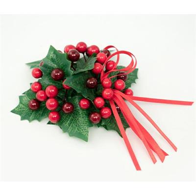 GIROCANDELA AGRIFOGLIO CON BACCHE