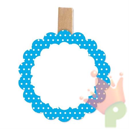 SEGNAPOSTO POIS TURCHESE 6PZ