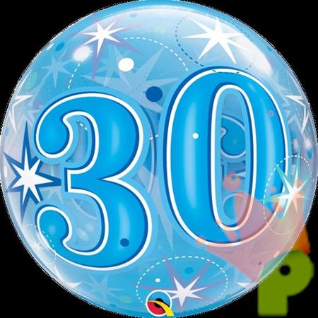 PALLONCINO BUBBLE 22INCH 30 CELESTE