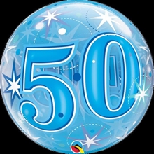 PALLONCINO BUBBLE 22INCH 50 CELESTE