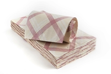 TOVAGLIA 100X100CM SCOZZESE AVORIO 25PZ