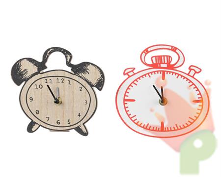 DECORAZIONE  OROLOGIO 2.COL. ASS 15CM
