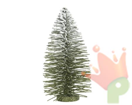 ALBERO GLITTER VERDE 16X35CM