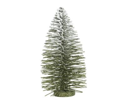 ALBERO GLITTER VERDE 16X35CM