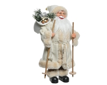 BABBO NATALE CON VESTITO BIANCO 30X20X60CM