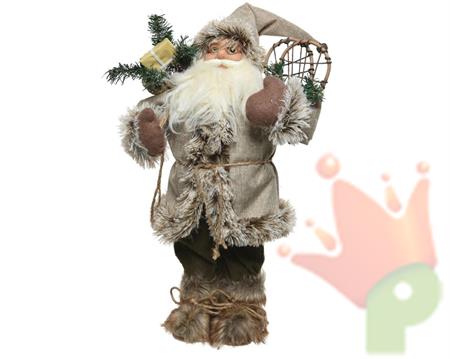 BABBO NATALE CON CIASPOLE 16X9X30CM