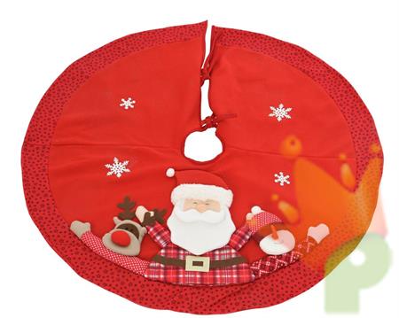 COPRIBASE PER ALBERO DI NATALE CON FIGURA NATALIZIE 90X4CM