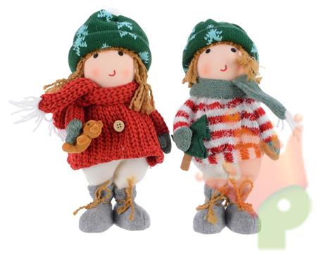 BAMBINA IN PIEDI CON PULLOVER 7X15X23CM