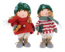 BAMBINA IN PIEDI CON PULLOVER 7X15X23CM