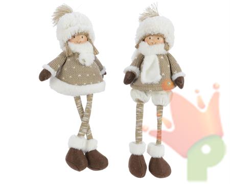 BAMBINA SEDUTA CON PULLOVER 12X18X42CM