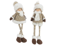 BAMBINA SEDUTA CON PULLOVER 12X18X42CM