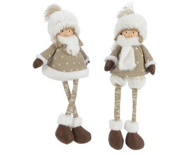BAMBINA SEDUTA CON PULLOVER 12X18X42CM