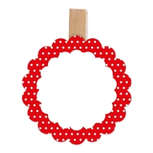 SEGNAPOSTO POIS ROSSO 6PZ