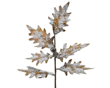 RAMO CON FOGLIE NATURALI INNEVATE 4X25X65