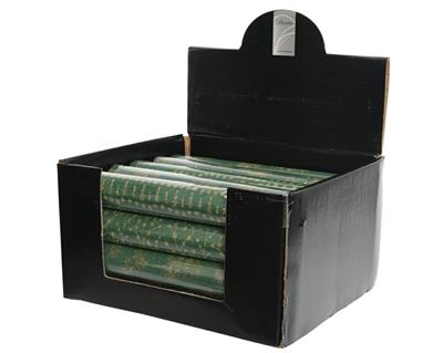 RUNNER VERDE CON DECORI ORO 3 ASS.35X200CM