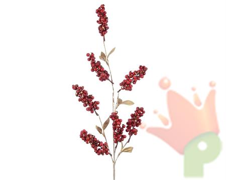RAMO CON BACCHE ROSSE 5X25X70CM