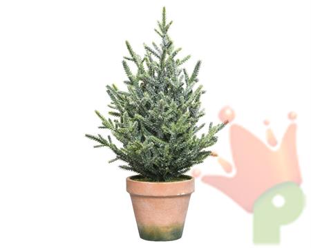 MINI ALBERO DI NATALE IN VASO 18X18X35 IN pe