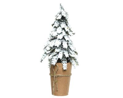 MINI ALBERO DI NATALE IN VASO DI CARTA 20X20X42 IN pe