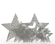 STELLA IN FERRO ARGENTO GLITTER MAXI
