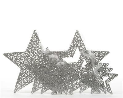 STELLA IN FERRO ARGENTO GLITTER MAXI