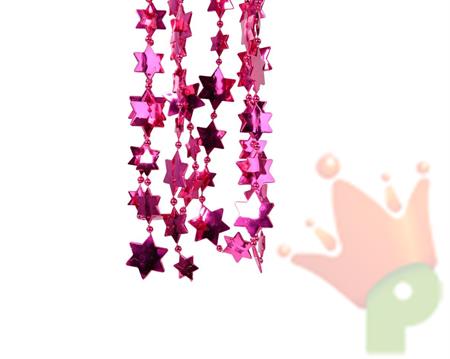GHIRLANDA STELLE FUCSIA 2,6X270CM