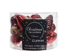 PALLINE DDI NATALE FIGURE ASSORTITE 12 PZ