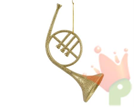 PENDENTI PER ALBERO DI NATALE ORO STRUMENTI MUSICALI 8X17X19,5
