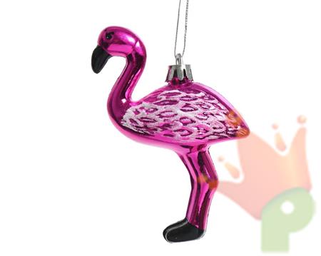 PENDENTI PER ALBERO DI NATALE ROSA 3X8X11CM