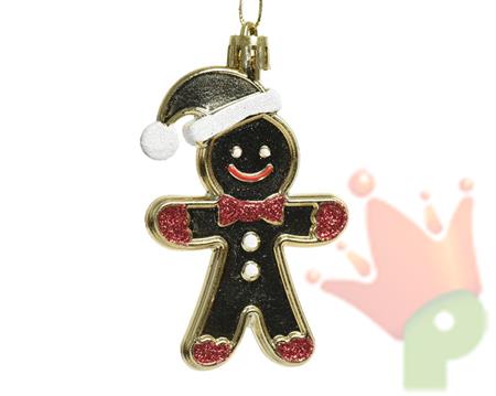 PENDENTI PER ALBERO DI NATALE ORO 0,7X5,5X9CM