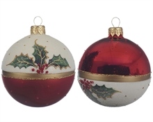 PALLINE NATALIZIE 8CM DECORAZIONE ASSORTITA