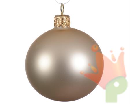 PALLINE DI NATALE PERLA OPACO 8 CM CONFEZIONE 6 PZ