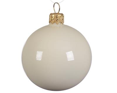 PALLINE DI NATALE BIANCO LANA LUCIDO 10 CM CONFEZIONE 4 PZ