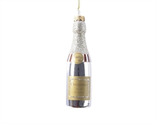 PENDENTE PER ALBERO DI NATALE VETRO CHAMPAGNE