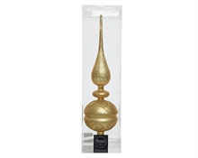 PUNTALE PER ALBERO DI NATALE 10X40CM ORO