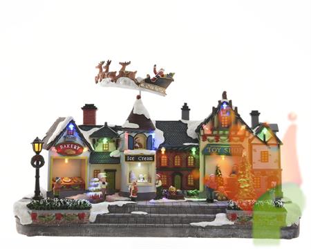 PAESAGGIO CON 16 LED MULITICOLOR 41X17X27CM n°21