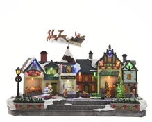 PAESAGGIO CON 16 LED MULITICOLOR 41X17X27CM n°21