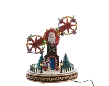 PAESAGGIO CON GIOSTRA E LED MULTICOLOR 21X22X24CM MUSICALE 22