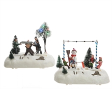 PAESAGGIO SCENA NATALIZIA 2 FIGURE ASSORTITE BATT 22