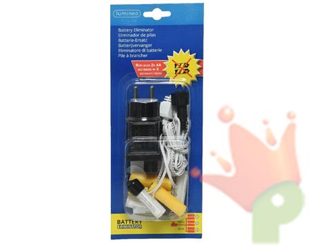 CARICA BATTERIA 3xAAA NERO