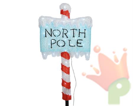 FIGURA ACRILICA POLO NORD 30 LED