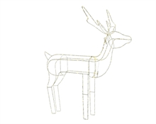 FIGURA RENNA IN MICROLED 110 CM