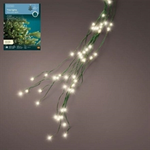 LUCI DI NATALE A FASCIO 672 MICROLED BIANCO CALDO