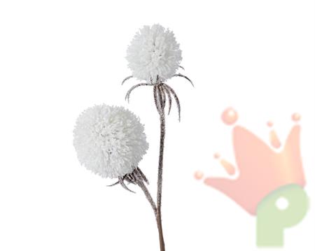 RAMO CON FIORE FROSTED CM 8X20X60CM