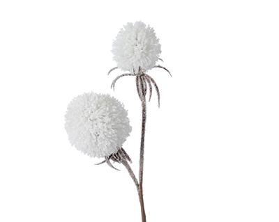 RAMO CON FIORE FROSTED CM 8X20X60CM