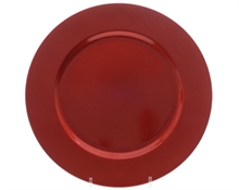 PIATTO DECORATIVO ROSSO 33CM