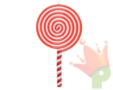 PENDENTE PER ALBERO DI NATALE LOLLIPOP IN PLASTICA